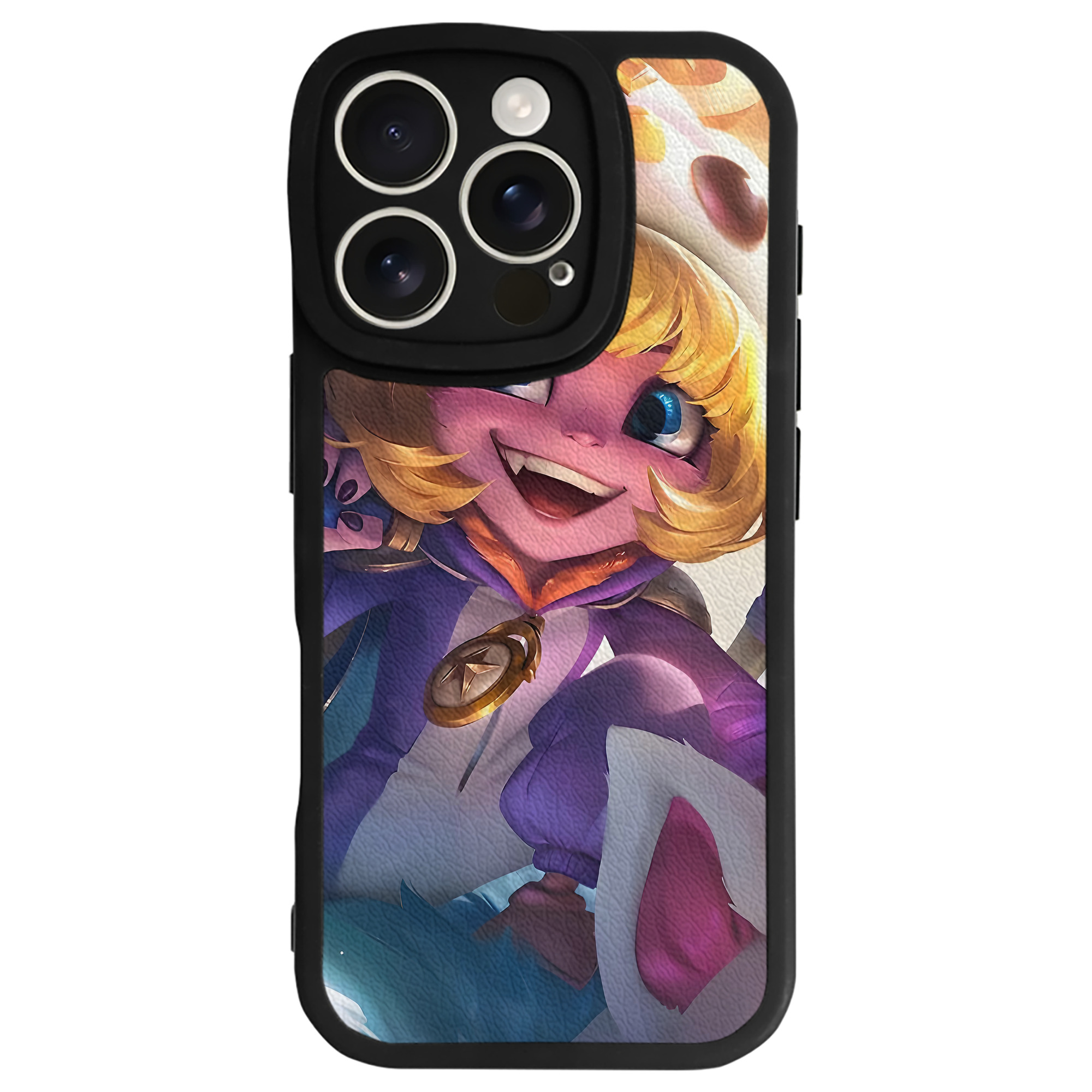リーグ・オブ・レジェンド League of Legends LOL 【iPhone 16シリーズ対応】シリコンスマホケース（レザー調） 材質：シリコン